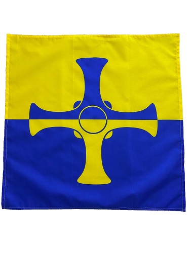 23" x 23" 59 x 59 cm County Durham Flag Bandana Head Scarf Neck Tie