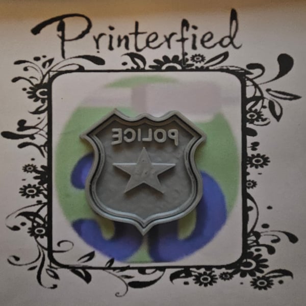 Police Badge Cookie Press