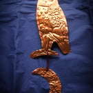 Owl Copper Wall Art, Copper Wall Hanging