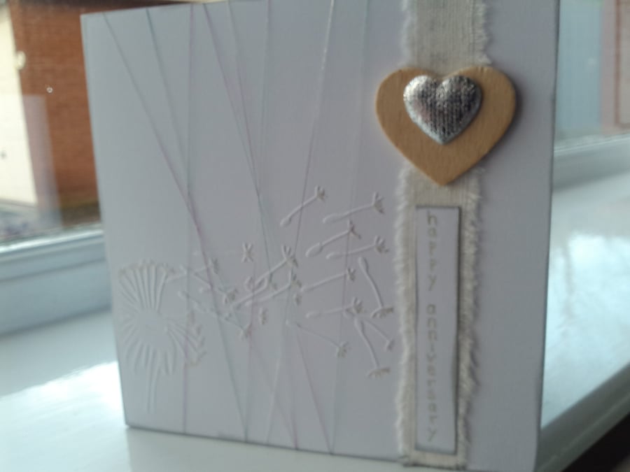 Dandelion anniversary card