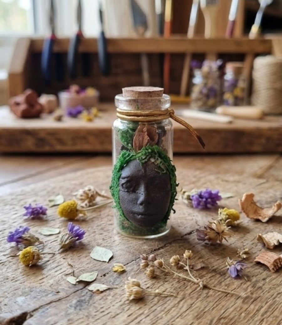 Woodland Prosperity Spell Jar