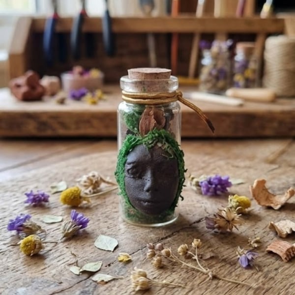 Woodland Prosperity Spell Jar