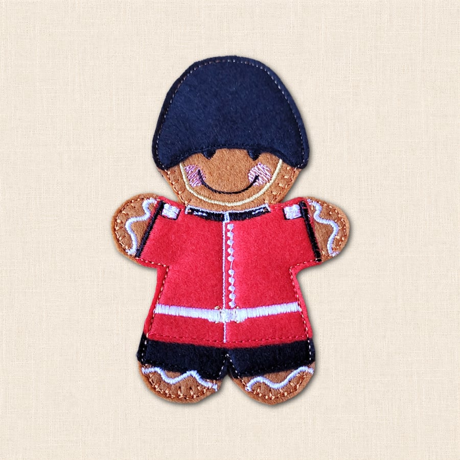 Military Gingerbread Decoration - Grenadier Guard Character 