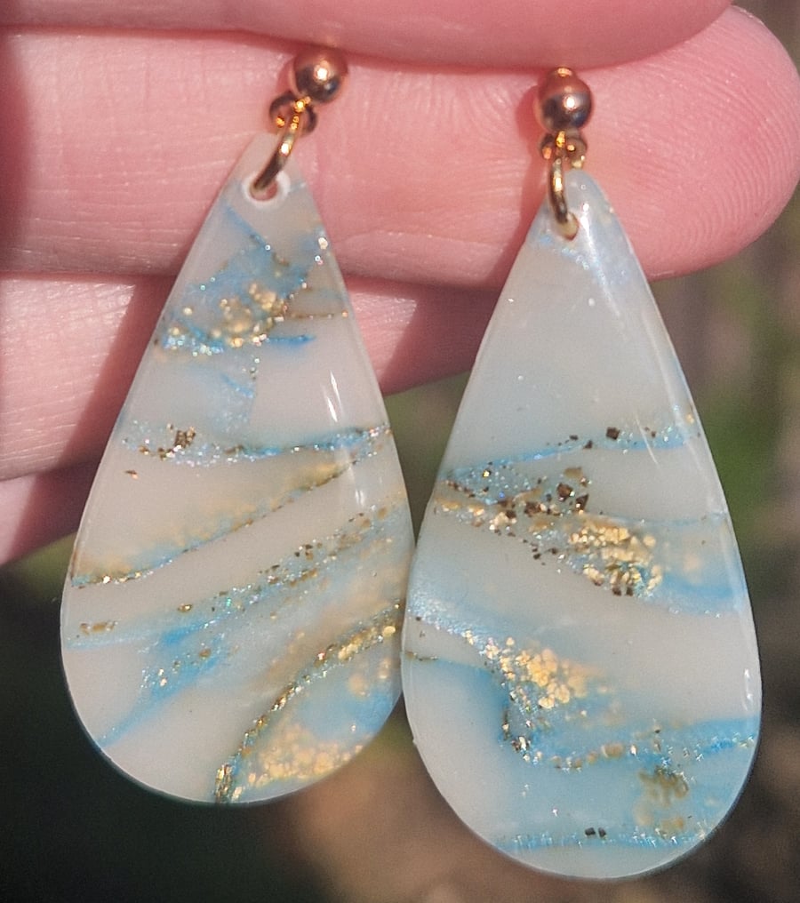 Polymer Clay Earrings: Pretty Pastels