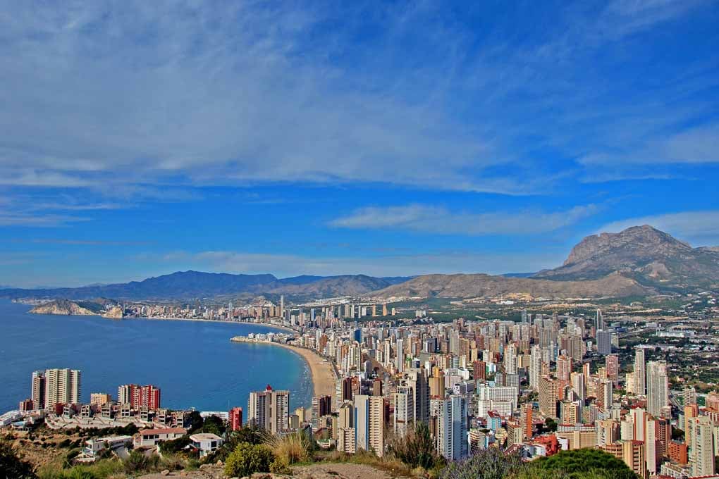 Benidorm Skyline Cityscape Costa Blanca Spain Photograph Print