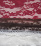 Mixed Red White Brown Lace Pack - Image 1