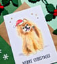 Pomeranian Christmas card, Dog lover Christmas card, From the dog at Christmas - Image 3
