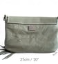 Olivia - Sage Green Leather Crossbody Bag - Sustainable & Eco Friendly - Image 9