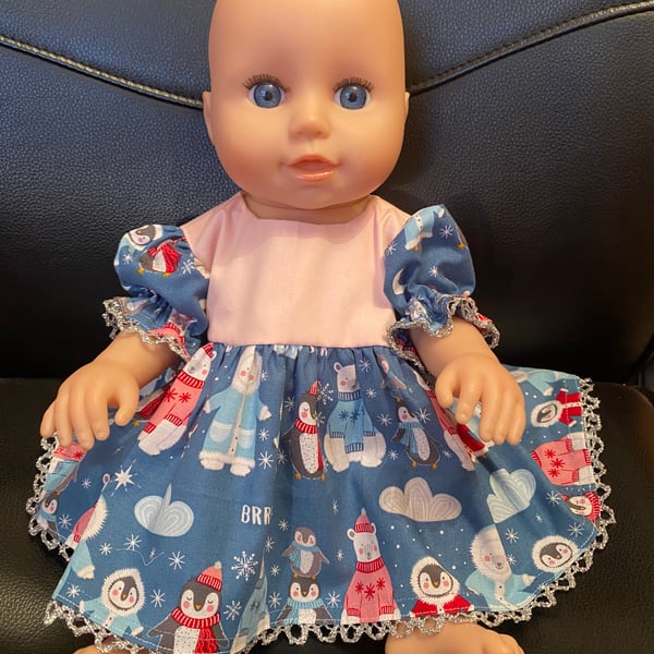 Christmas Large Size Baby Doll Dress