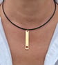 Women's leather necklace Boho dainty necklace  - Image 4