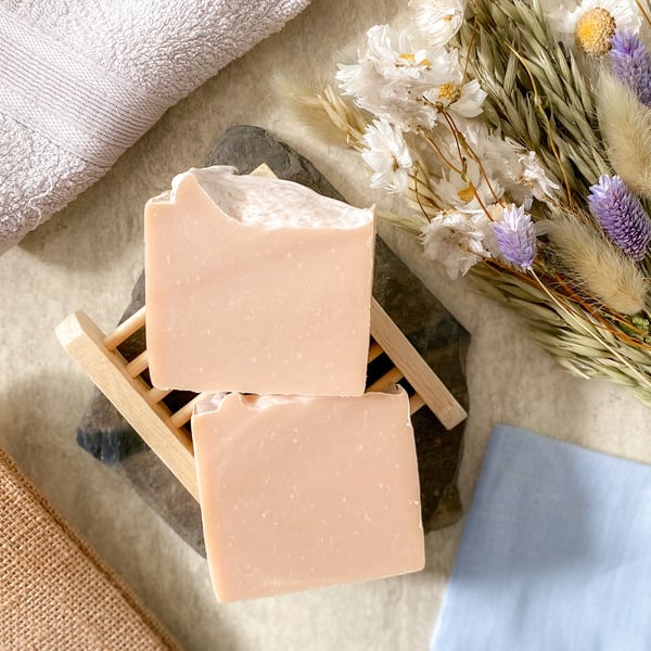 Indulgent soap - plastic free -natural handmade soap