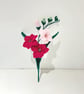Handmade Crochet Pink Freesia - Forever Flower Gift - Image 2