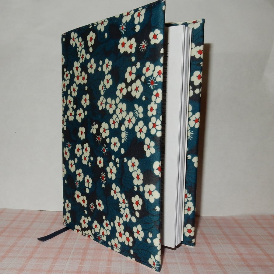 Diary dark floral Liberty print A6 2017