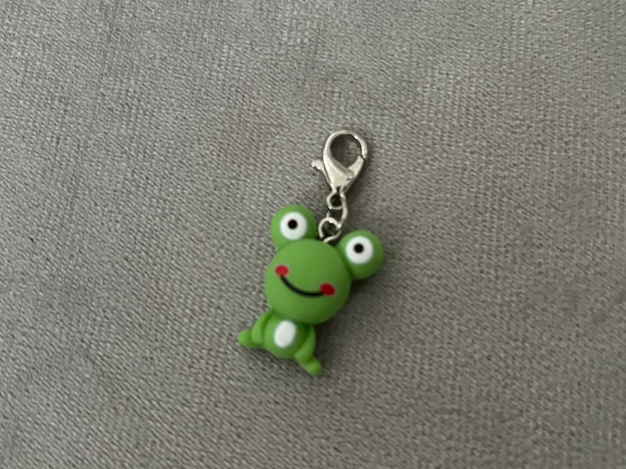 Happy Frog Stitch Marker Progress Keepers for Knitting Crochet