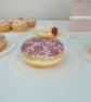Fake Strawberry & Chocolate Doughnut Home Decor, Party Prop, Cake Shop, T.V., Fi