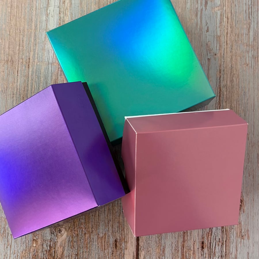 Handmade Card Gift Boxes - small, medium & large - Free Personalisation Option