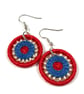 Dorset Button Earrings - Image 1