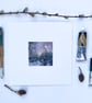 Beyond the Woodland Edge, mounted original mixed media painting - Image 2
