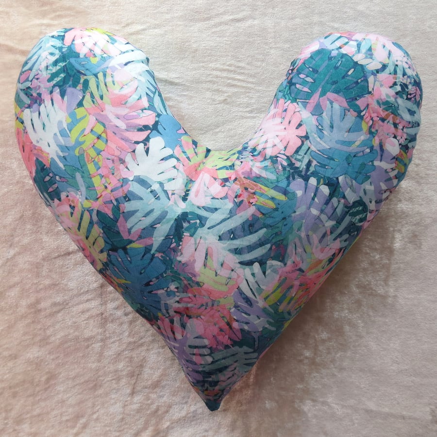 Mastectomy pillow.  Underarm  pillow.  Made from Liberty Lawn. Daylight Dapple.