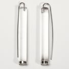 Clear Acrylic Rod Earrings