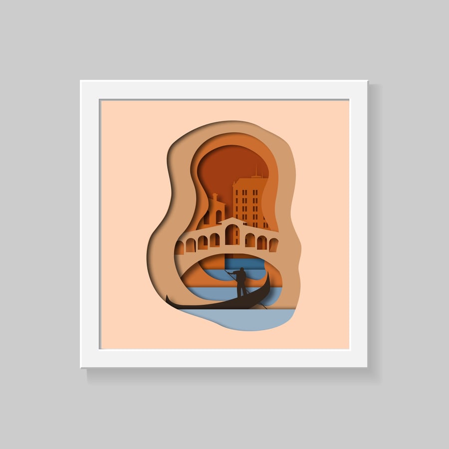 Venice Wall Art Print, Travel wall art collection