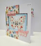 Congratulations Card - Butterfly Floral Design - Hip Hip Hooray So Proud of You - Image 7