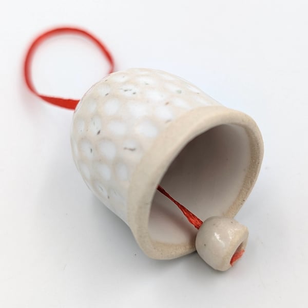 Ceramic Bell Christmas Decoration