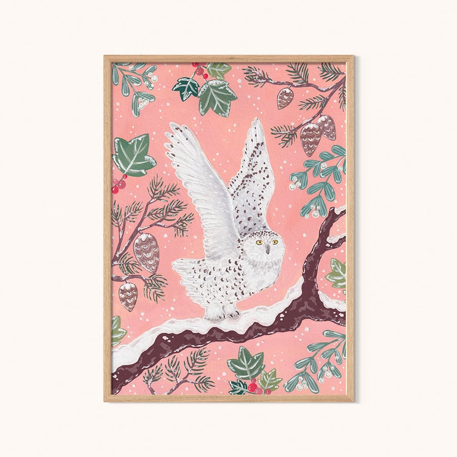 Snowy Owl Art Print