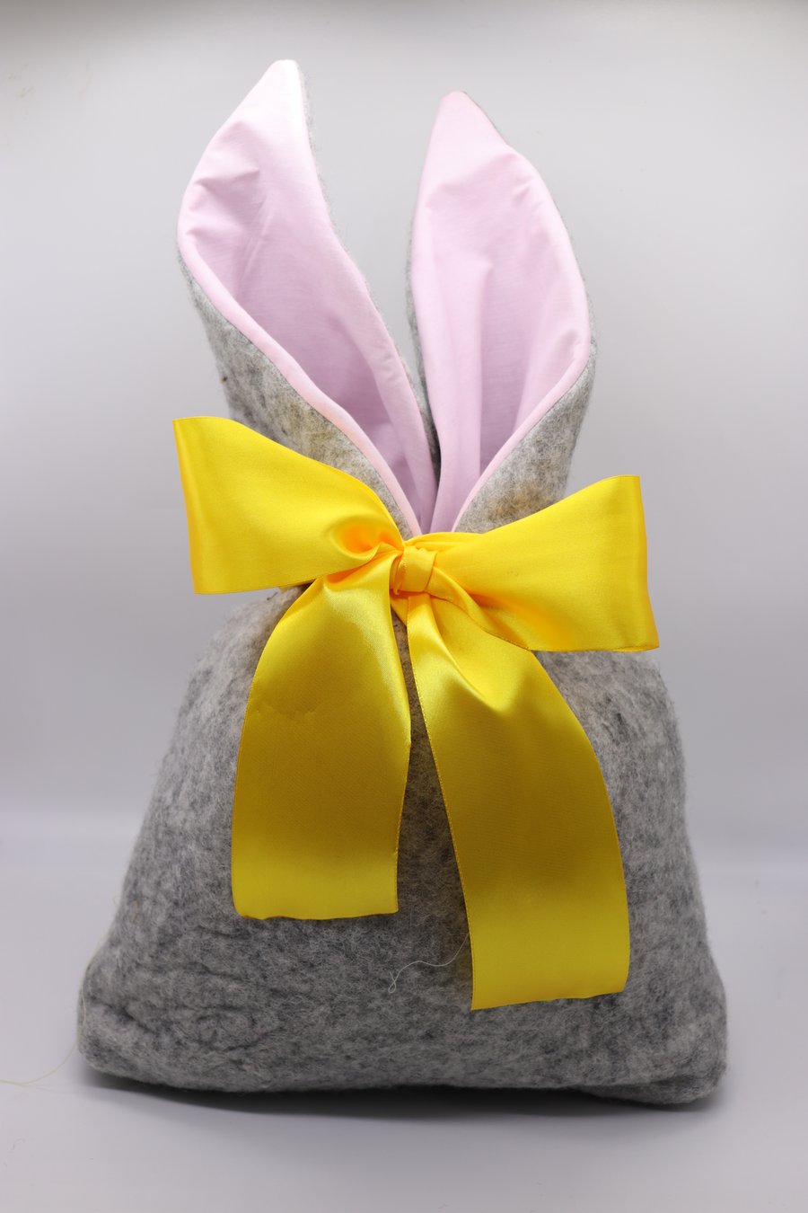 Wet Felted Easter bunny bag