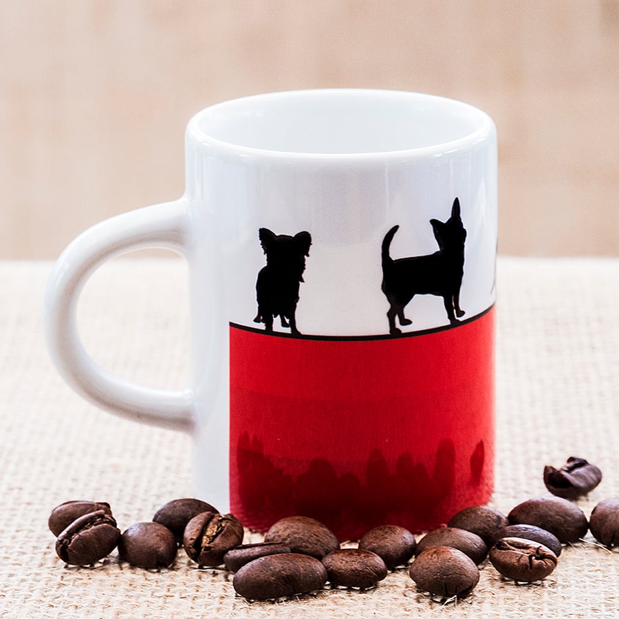 Red Dog Espresso Coffee Mug Lover Owner Dachshund Westie Terrier Poodle