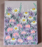 Lilac Wildflowers Acrylic Painting - Image 1