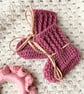 Classic Booties 100% Merino Wool Hushed Rose - Image 4