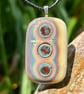 Handmade Reactive Glass Pendant - Image 2