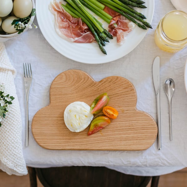 Wooden Serving Board - Cloud - Chopping Board - Breakfast Board - Toast Boards