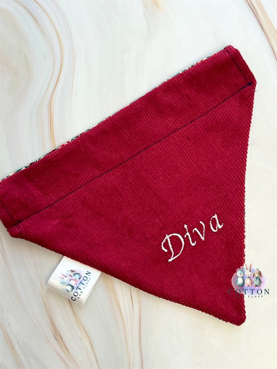 Personalised Dog Bandana (small)