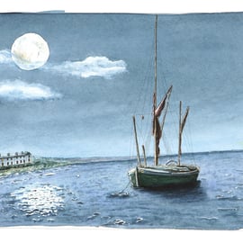 Moon Tide - Limited Edition Giclee Art Print