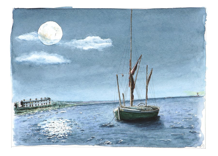 Moon Tide - Limited Edition Giclee Art Print