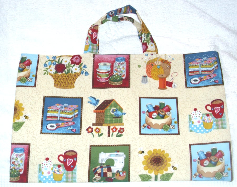 Sewing implements craft bag 