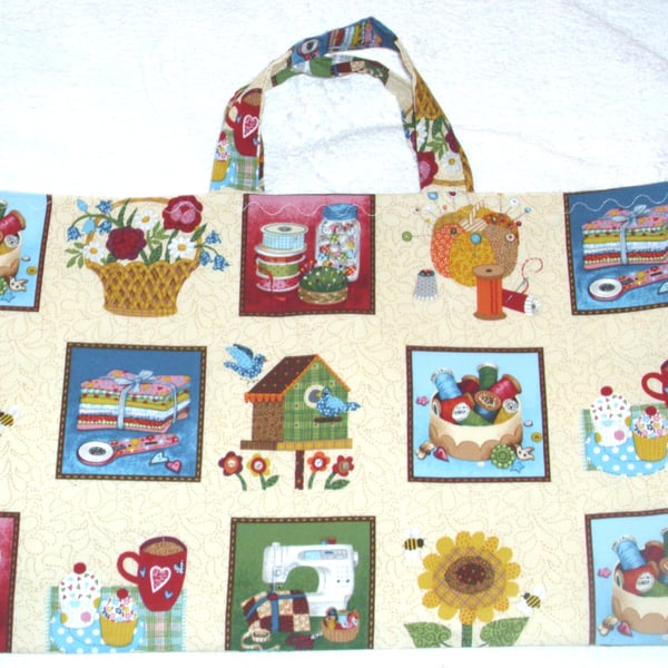 Sewing implements craft bag 