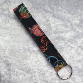 Liberty Lawn key strap. Wrist key strap.  Wristlet.