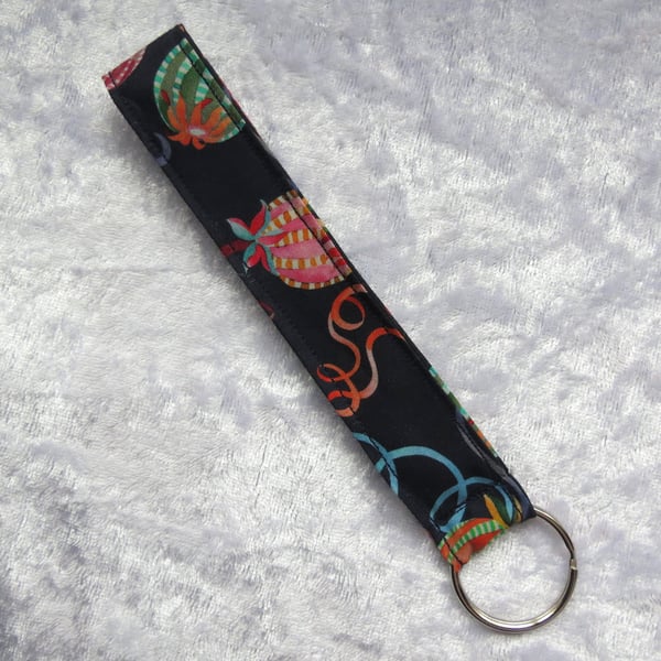 Liberty Lawn key strap. Wrist key strap.  Wristlet.