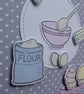Have a Sweet Birthday Card - Pink Mixing Bowl & Cup Cakes - Image 4