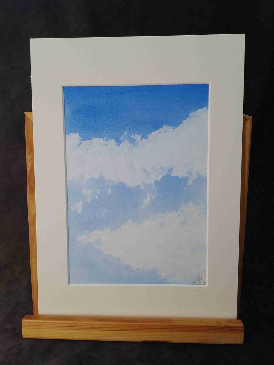 Original watercolour. Clouds 81.