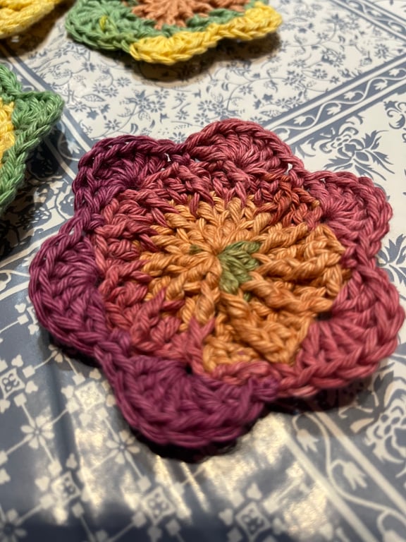 Reusable crochet cotton face pads (pack of 10)