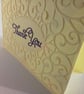  Thank you card. Elegant card. Handmade card. . Ref 342.  - Image 4