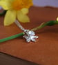 Silver Daffodil Necklace - Handmade Spring Flower Jewellery  - Image 7