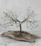Wire Gemstone Tree Sculpture