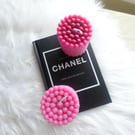 8 candles and 2 resin trays