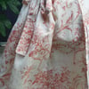 Laura Ashley fabric, Allotment skirt large size 
