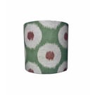 Handmade Green Orange Beige Circle Linen Fabric Lampshades